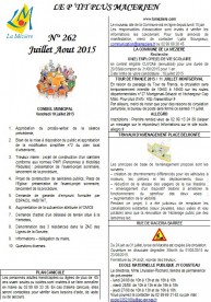 Le P’tit Plus N°262 juillet 2015