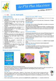 Le P’tit Plus n°4 avril/mai 2016