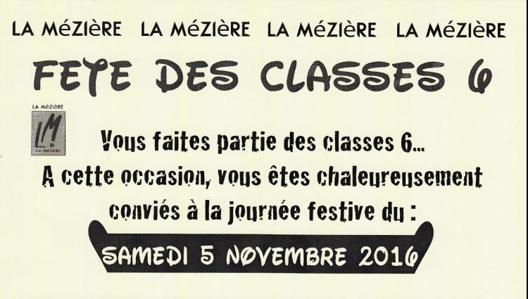 Les Classes 6