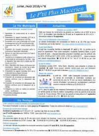 Le P’tit Plus n°8  Août/Sept 2016