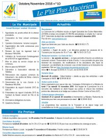 Le P’tit Plus n°10 oct/nov 2016