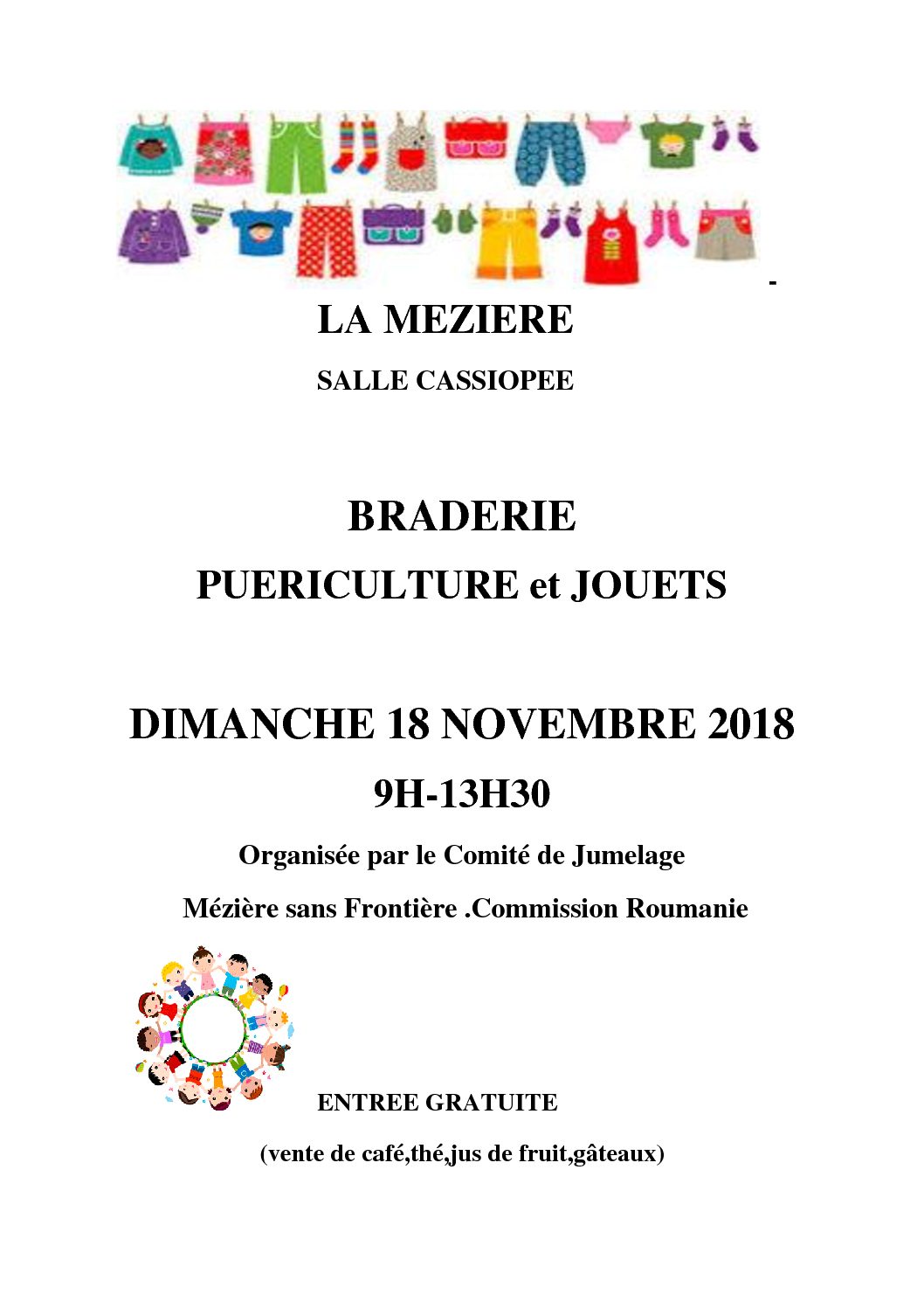 Braderie Puériculture et jouets – COMPLET