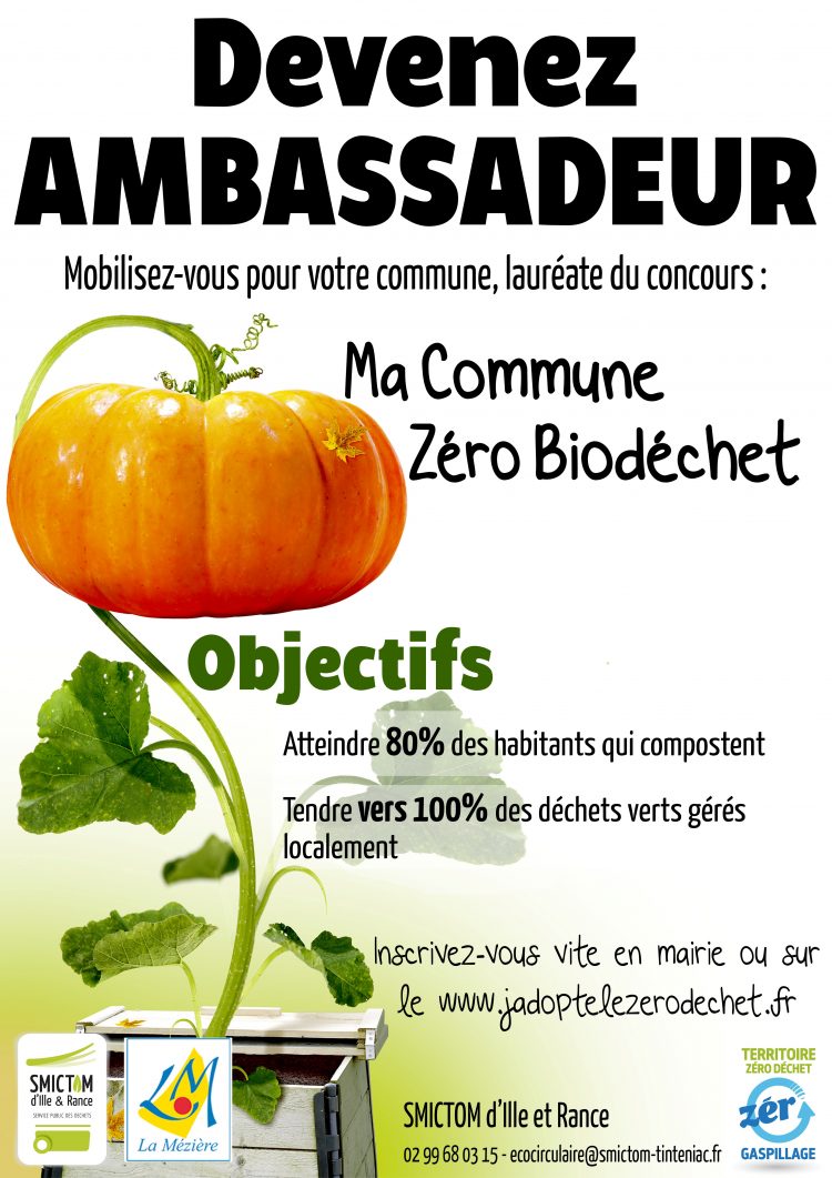 « Ma commune zéro biodéchet » – Appel aux ambassadeurs