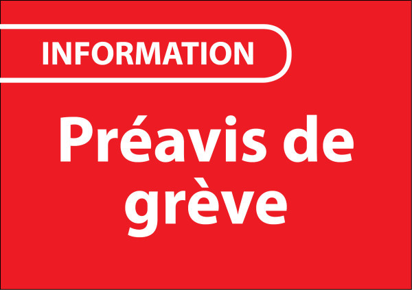 Préavis de grève nationale