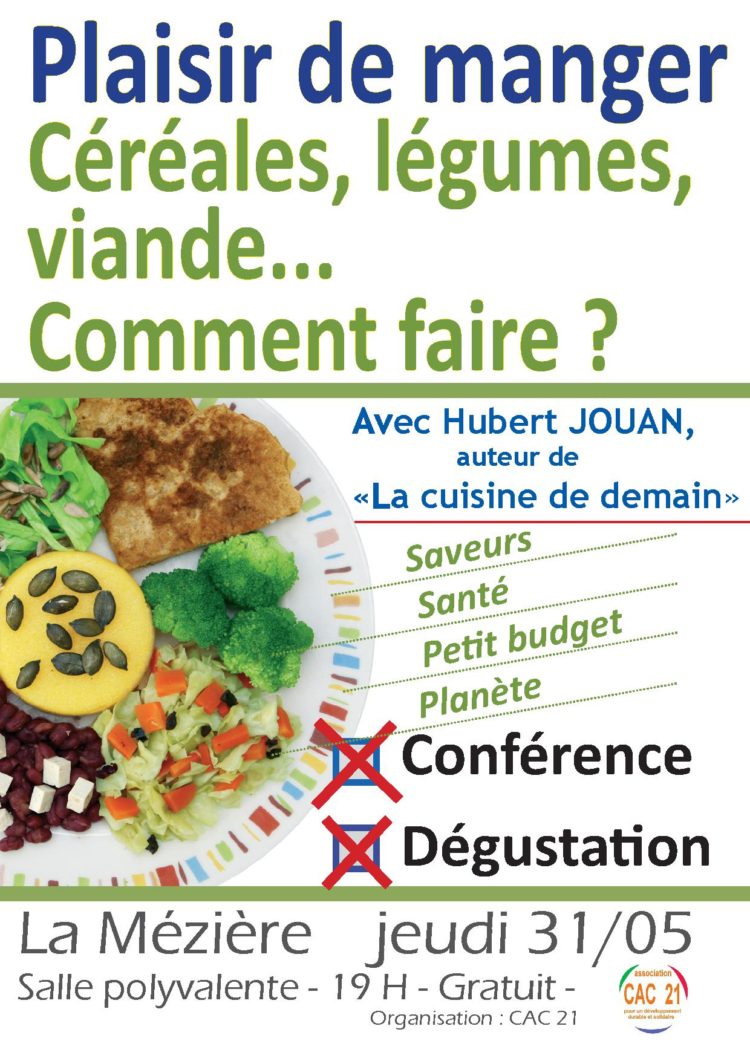 Conférence et dégustation : Plaisir de manger…