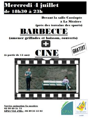 Soirée barbecue  et ciné