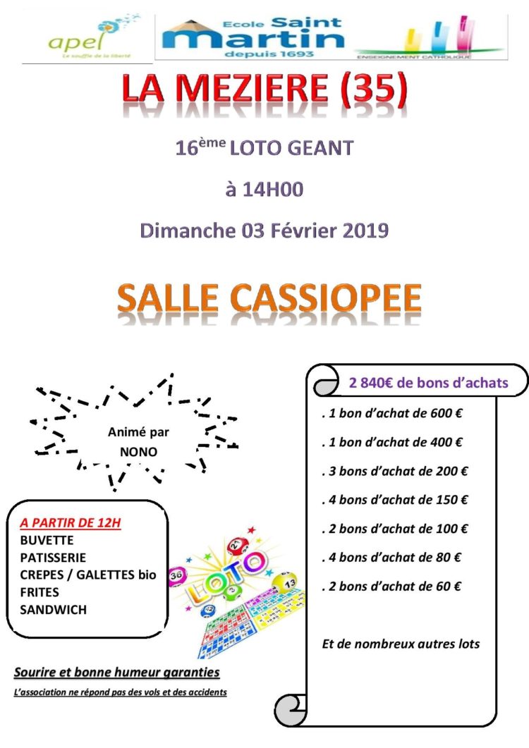 16 eme Loto Géant