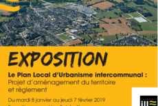 Plan Local d’Urbanisme Intercommunal – Réunion publique le 28 janvier 18H30