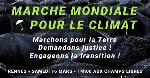 Covoiturage – Marche pour le climat Rennes