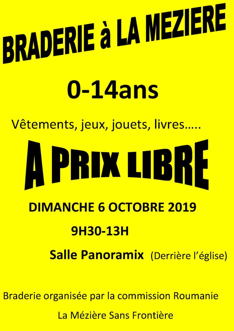 Braderie 0-14 ans