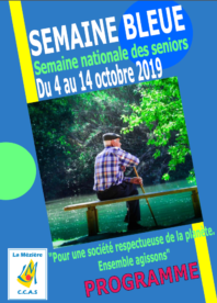 Programme Semaine Bleue 2019