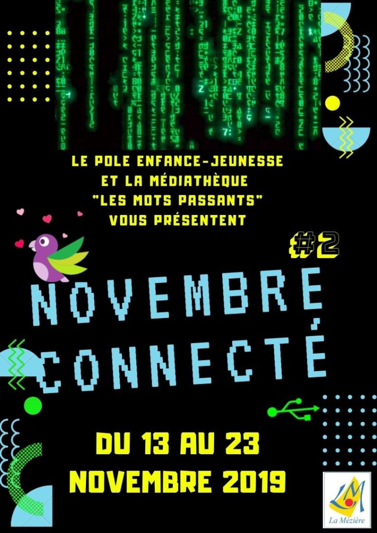 Novembre connecté du 13 au 23 novembre – Programme