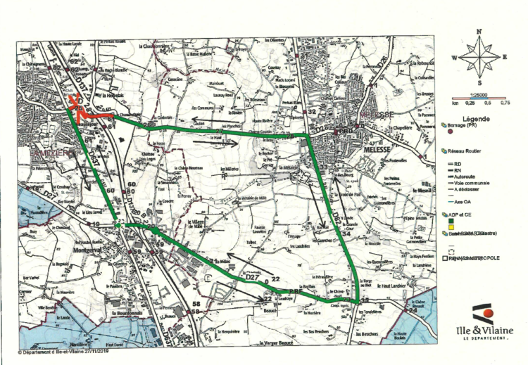 Travaux assainissement – Fermeture route de Melesse du 10 au 20 décembre