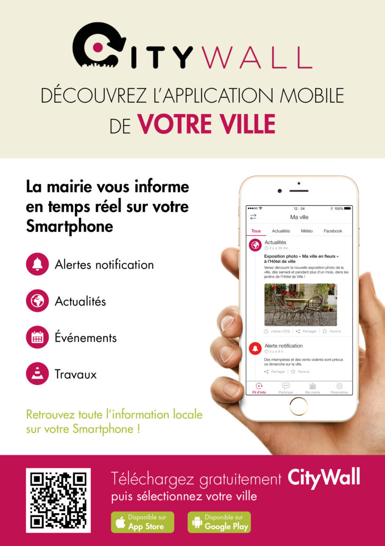 Application CityWall – Suivez en direct l’actu de la Commune !