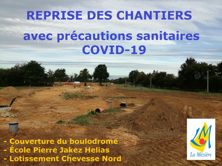 Reprise des chantiers avec précautions sanitaires