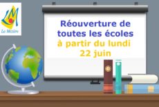 Réouverture de toutes les écoles pour tous les enfants – Lundi 22 juin