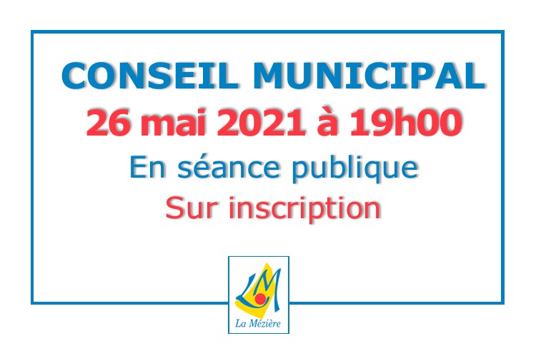 Conseil municipal en séance publique