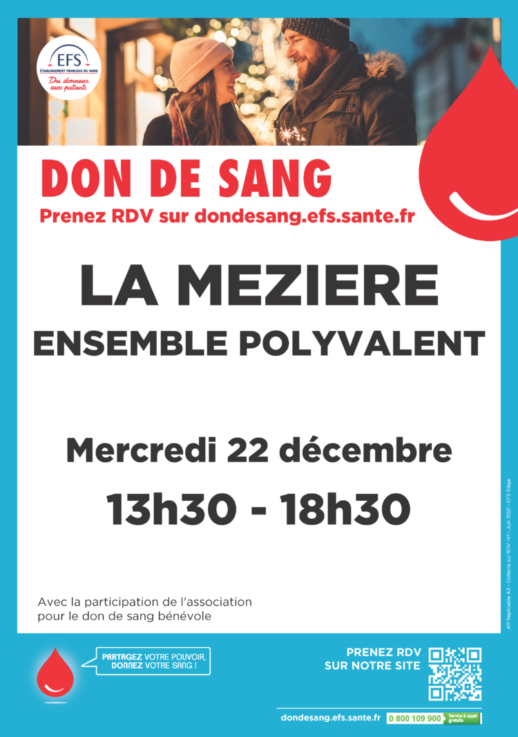 Collecte de sang – mercredi 22 décembre