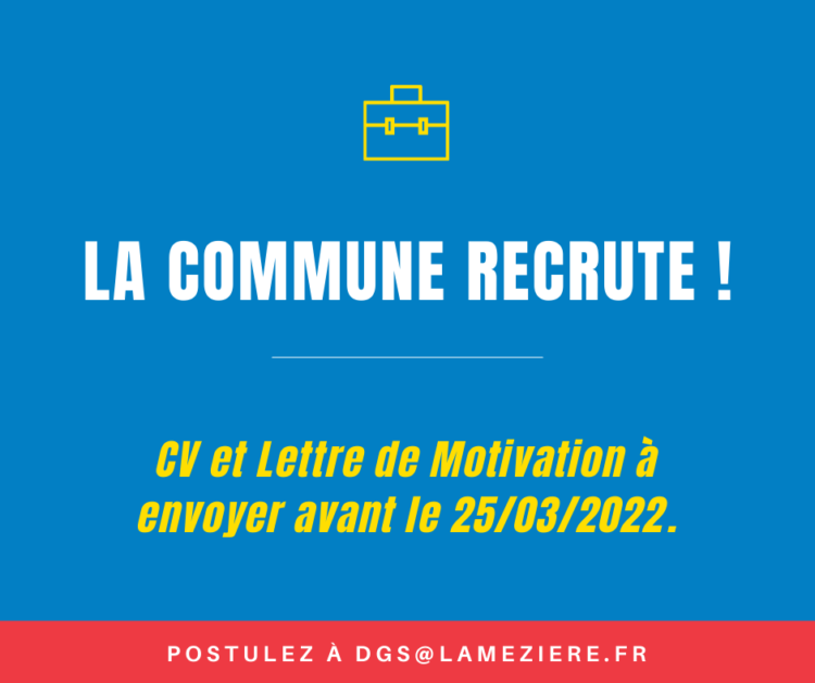 Offre d’emploi – Agent Polyvalent