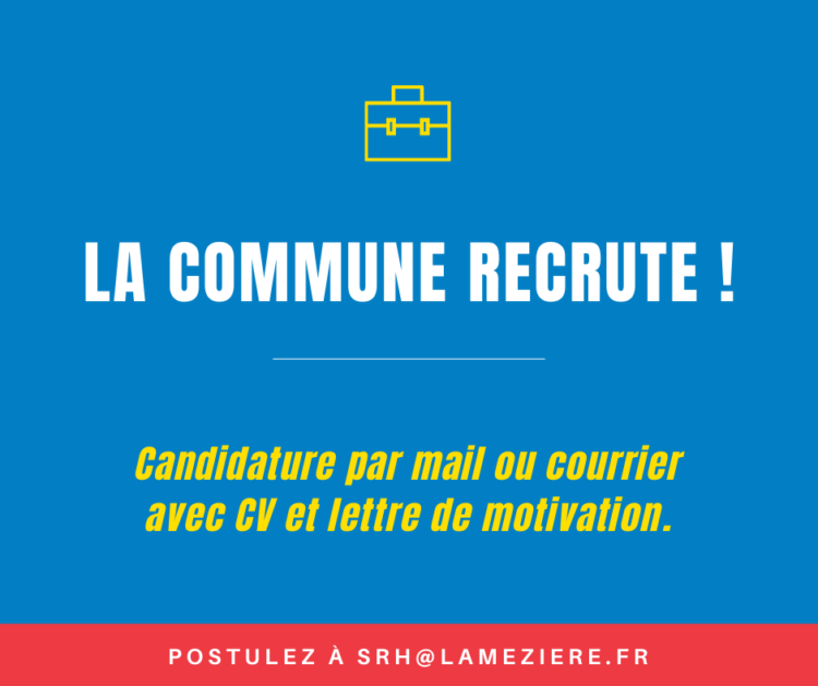 Offres d’emploi – Mairie de La Mézière