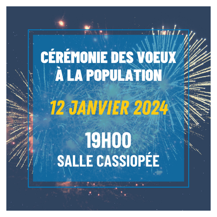 Cérémonie des voeux à la population