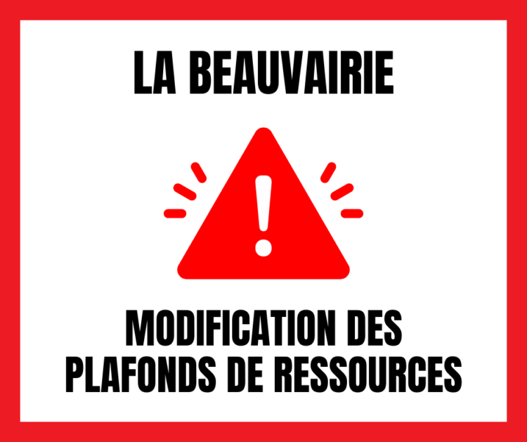 La Beauvairie – Modification des plafonds de ressources