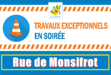 Travaux exceptionnels en soirée