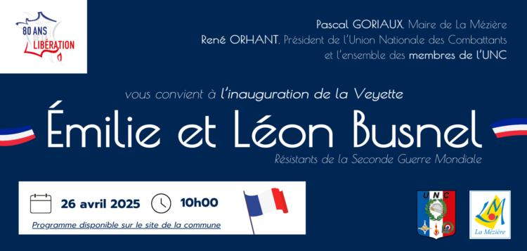 Inauguration de la veyette Émilie et Léon Busnel