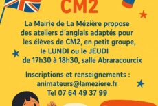 Nouveaux ateliers d&rsquo;Anglais pour les CM2