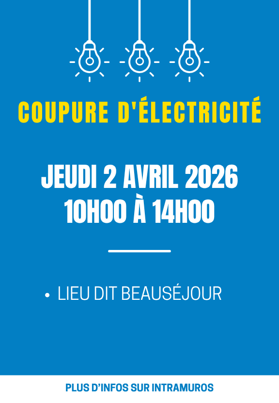 Coupures d&rsquo;électricité le 2 avril 2026