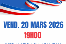 Conseil municipal d’installation des nouveaux élus