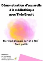 Démonstration d&rsquo;aquarelle