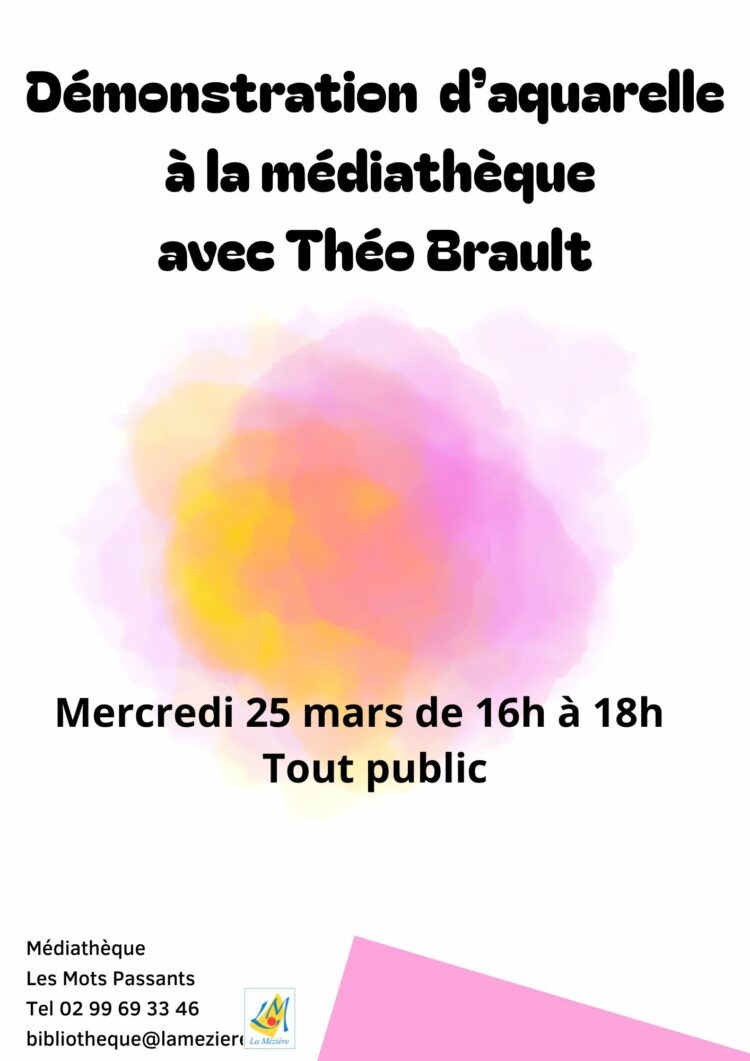 Démonstration d&rsquo;aquarelle