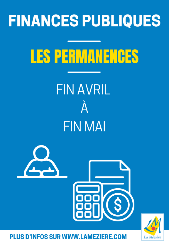Les permanences sans RDV des finances publiques