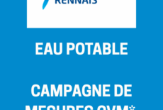 Eau potable : Campagne de mesures CVM 2026-2029