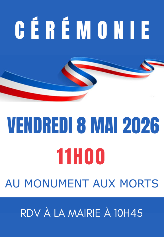 Cérémonie du 8 mai 2026