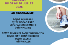Journées sportives, du 6 au 10 juillet par OSVIDH