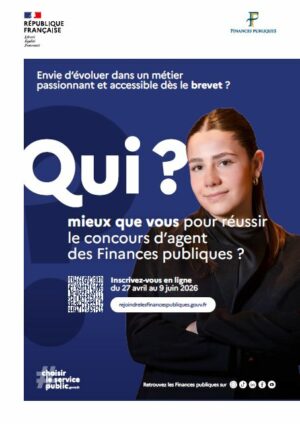 Ouverture des inscriptions au concours externe d&rsquo;agent administratif principal des Finances publiques de 2e classe