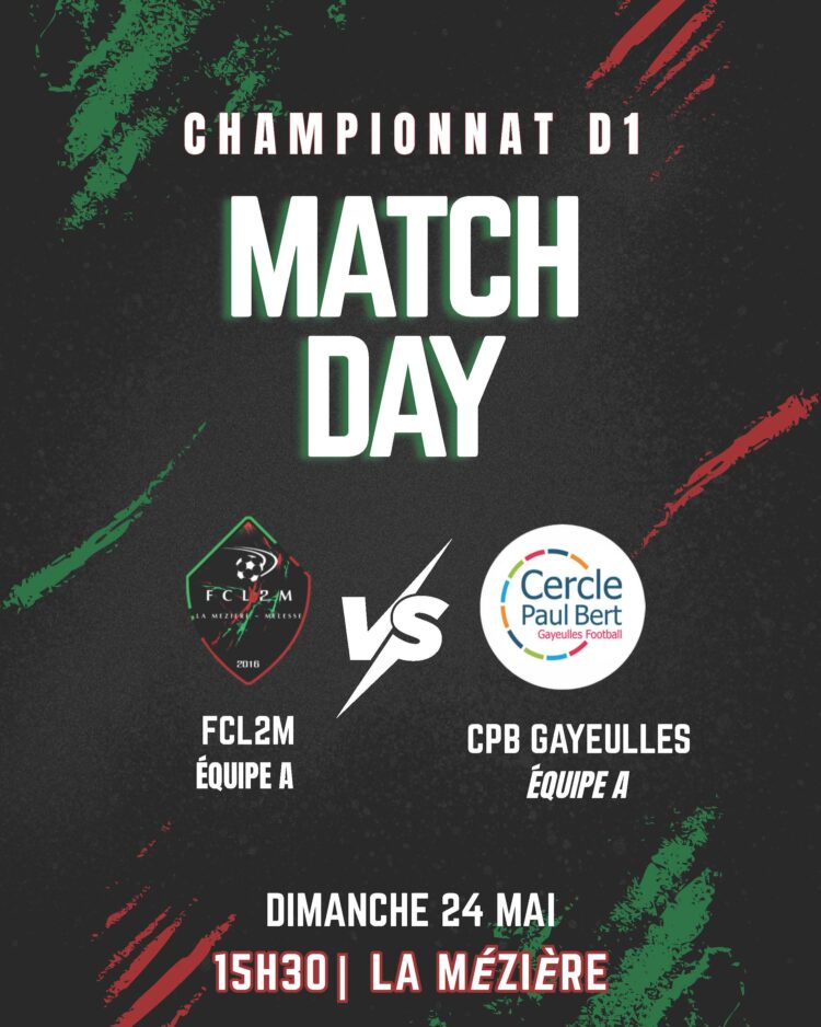 Match de foot à La Mézière