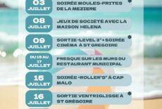 MACERIADO – Programme des vacances d&rsquo;été !