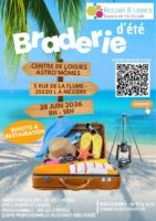 L&rsquo;association ACCUEIL ET LOISIRS ESPACE DE VIE SOCIALE organisé sa braderie d&rsquo;été !