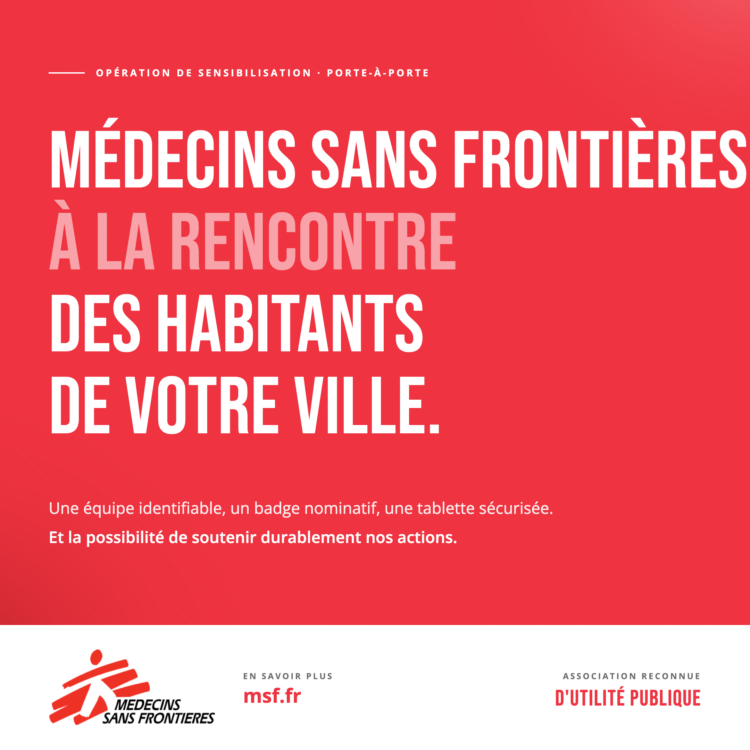 Campagne Médecin Sans Frontière