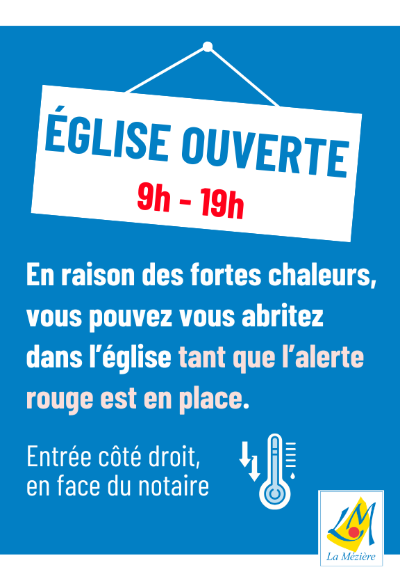 Ouverture de l&rsquo;église