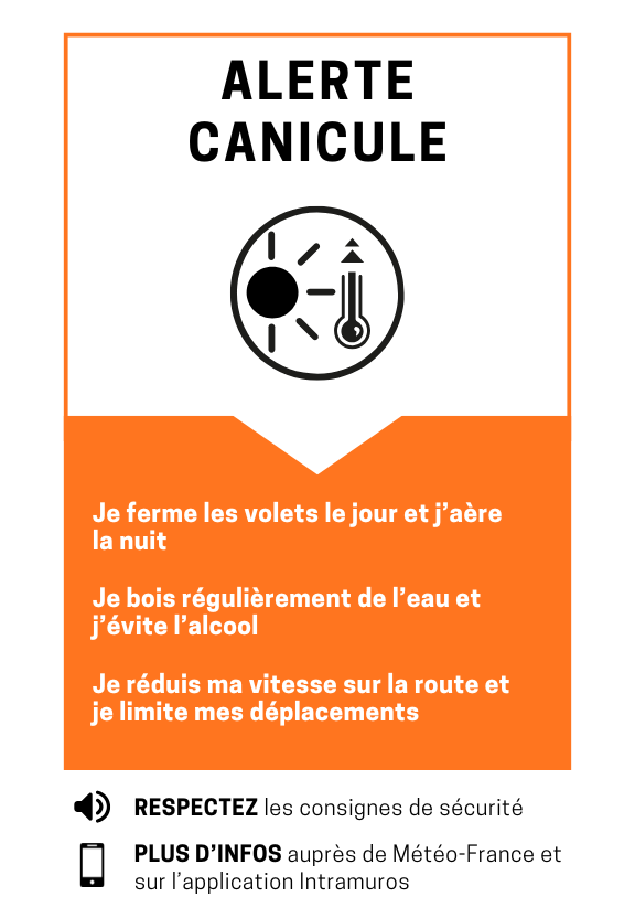 Alerte canicule orange