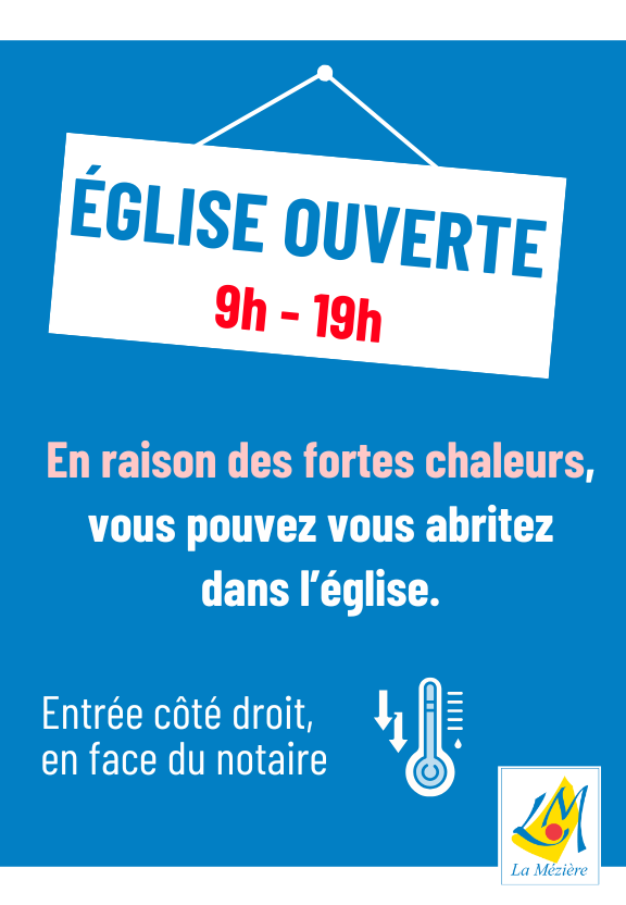 Ouverture de l&rsquo;église