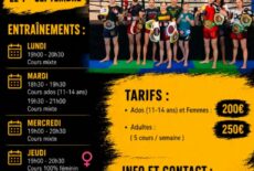 Inscriptions Boxe Thaïlandaise